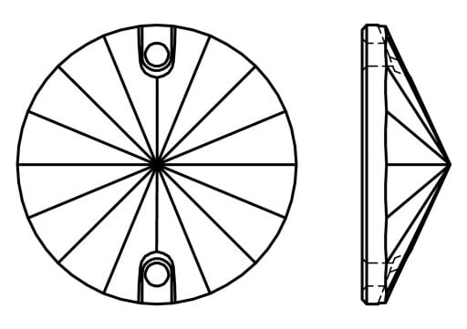 SEW-ON / PILLOW STONES