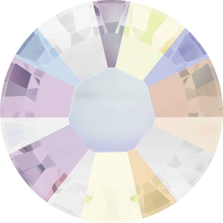 2038 SS40 Crystal AB (001AB) Hotfix Yapıştırma Taş - 72 Adet veya 144 Adetlik Paket Seçenekleri