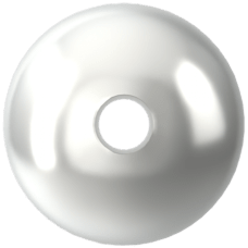 Swarovski 5810 İnci 4mm Crystal Moonlight Pearl (001 2033) - Parlak Gri (Gümüş) İnci Boncuk