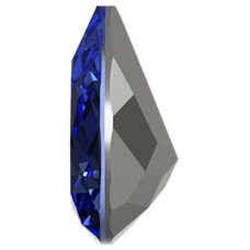 4320 14x10mm Sapphire (206) Foyalı - Damla Şekilli Lacivert Renk Kristal Taş