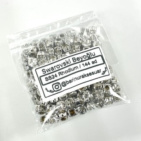 Celestial SS24 (5mm) Kasalı Kristal Dikme Taş - Beyoğlu Beyaz Kristal Dikme Taş
