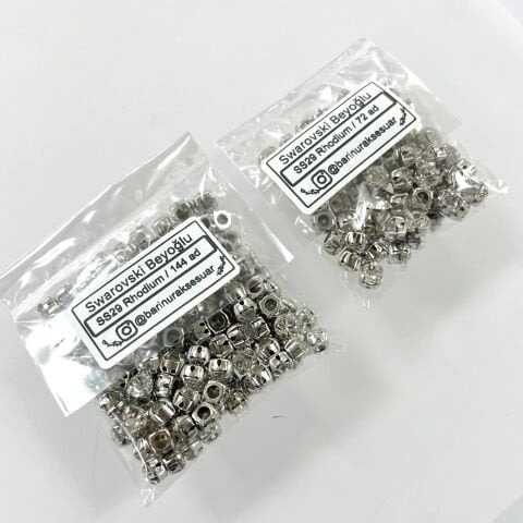 Celestial Beyoğlu SS29 (6mm) Kasalı Kristal Taş - Beyaz Kristal Dikme Taş