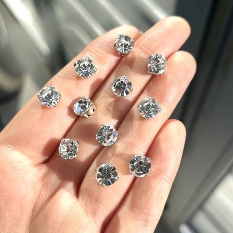 Celestial SS34 (7mm) Kasalı Kristal Dikme Taş - Beyoğlu Beyaz Kristal Dikme Taş