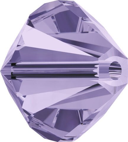 Celestial 4mm Bicone Piramit Boncuk Violet (371) - Açık Lila Renkli Boncuk