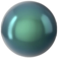 Swarovski 5810 İnci 6mm Crystal Iridescent Tahitian Look Pearl (2004) - Petrol Yeşili Renkte İnci Boncuk