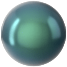 Swarovski 5810 İnci 6mm Crystal Iridescent Tahitian Look Pearl (2004) - Petrol Yeşili Renkte İnci Boncuk