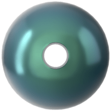 Swarovski 5810 İnci 6mm Crystal Iridescent Tahitian Look Pearl (2004) - Petrol Yeşili Renkte İnci Boncuk