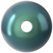 Swarovski 5810 İnci 6mm Crystal Iridescent Tahitian Look Pearl (2004) - Petrol Yeşili Renkte İnci Boncuk