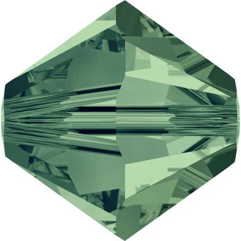 Celestial 4mm Bicone Piramit Boncuk Erinite (360) - Fıstık Yeşili Renkli Boncuk