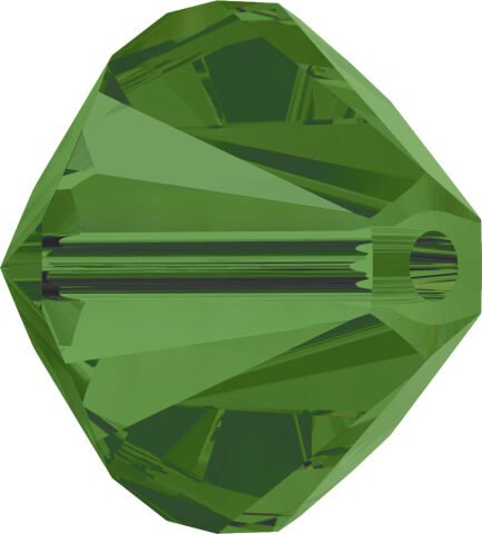 Celestial 4mm Bicone Piramit Boncuk Fern Green (291) - Yeşil Renkli Boncuk