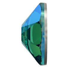 Swarovski 2088 SS20 Blue Zircon Shimmer (229SHIM) F - Yuvarlak Okyanus Turkuazı Renkli Altı Düz Camtaş