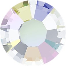 Stellux A293 SS16 Crystal AB (001AB) Foiled - Foiled Flat Glass Stone