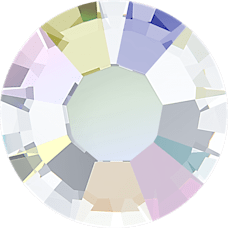 Stellux A293 SS16 Crystal AB (001AB) Foiled - Foyalı Altı Düz Camtaş