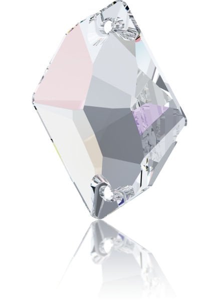 Swarovski 3265 Cosmic 20x16mm Crystal AB (001AB) Foiled - Foyalı Kozmik Dikme Taş Janjan - 12-36-72 Adetlik Paketler