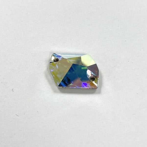 Swarovski 3265 Cosmic 20x16mm Crystal AB (001AB) Foiled - Foyalı Kozmik Dikme Taş Janjan - 12-36-72 Adetlik Paketler