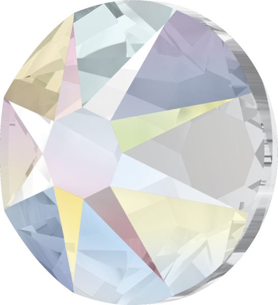 Swarovski 2088 SS34 Crystal AB (001AB) Foiled - Foyalı Altı Düz Taş