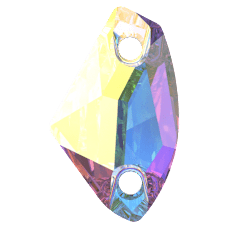 3256 Galactic Crystal AB (001AB) 19x11,5mm Foiled - Foyalı Galaktik Dikme Taş Janjan - 12-48-96 Adetlik Paketler