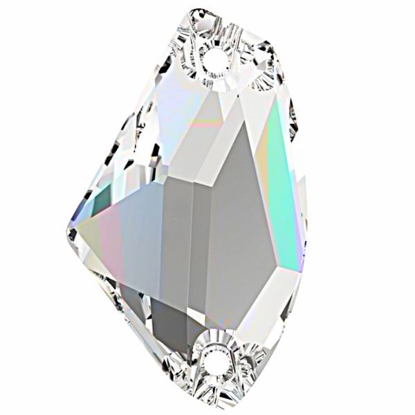 3256 Galactic Crystal AB (001AB) 19x11,5mm Foiled - Foyalı Galaktik Dikme Taş Janjan - 12-48-96 Adetlik Paketler