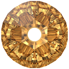 Swarovski 5328 Bicone Boncuk 4mm Crystal Aurum (001AUR) - Altın Renkli Piramit Boncuk