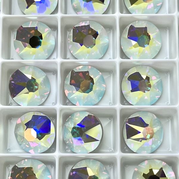 Swarovski 2088 SS40 Crystal AB (001AB) Foiled - Foyalı Altı Düz Taş