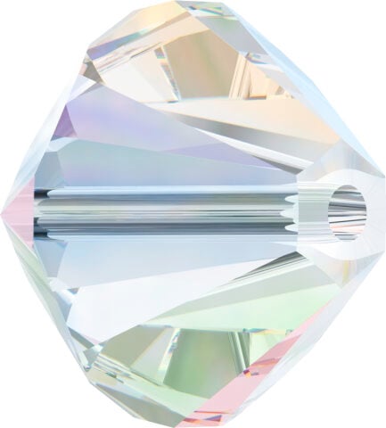 Celestial 3mm Crystal AB (001AB) - Janjan Bicone Piramit Boncuk
