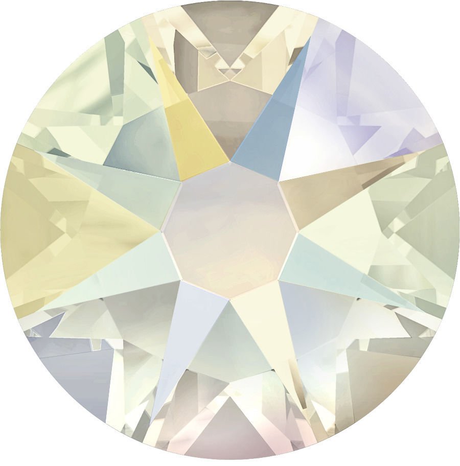 2088 SS20 Crystal AB (001AB) U - Plain Stone Without Foil