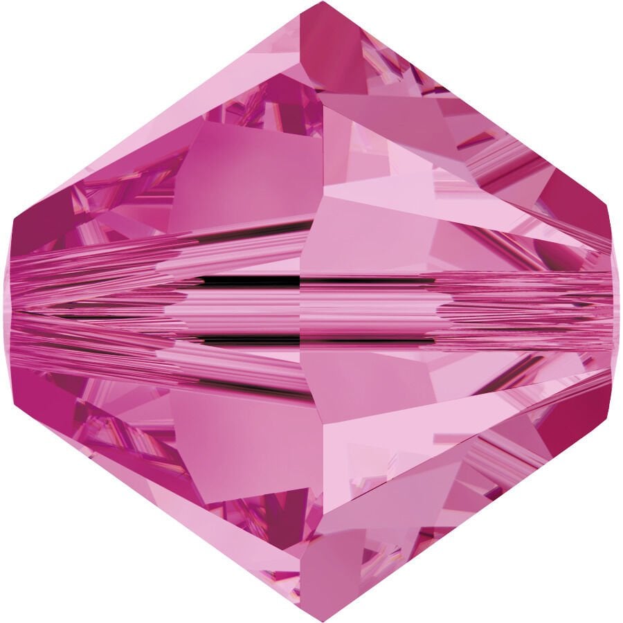 Celestial 4mm Bicone Piramit Boncuk Rose (290) - Pembe Gül Renkli Boncuk