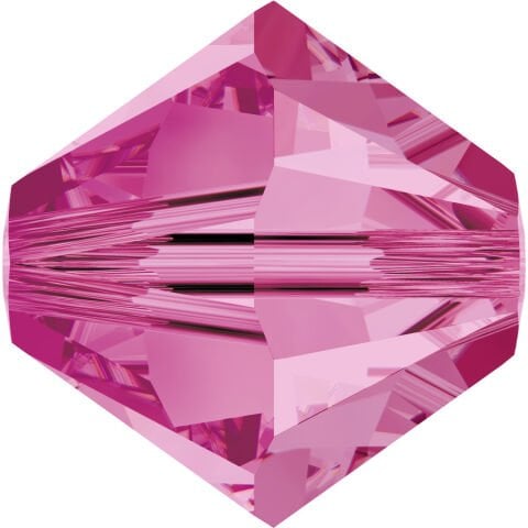 Celestial 4mm Bicone Piramit Boncuk Rose (290) - Pembe Gül Renkli Boncuk