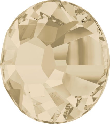 Swarovski 2038 Hotfix SS16 Light Silk (261) - Açık Bej Renginde Kristal Taş