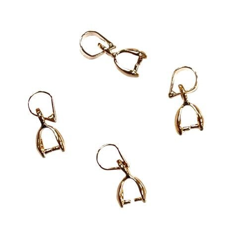 Kolye Ucu Aparatı - Pirinç - Rose Gold  Kaplamalı - Küçük boy