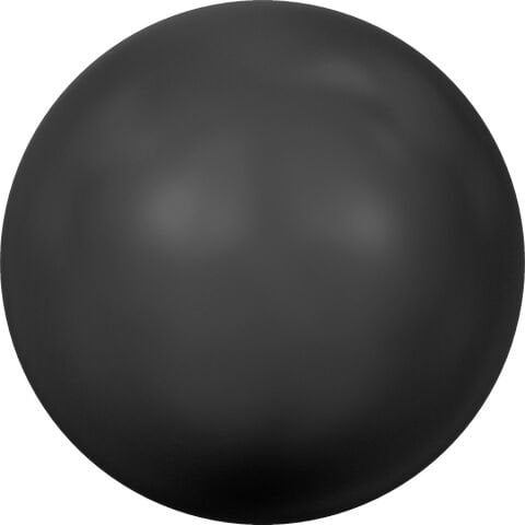 Swarovski 5810 İnci 4mm Crystal Mystic Black Pearl (001 335) - Siyah Renkte Kristal İnci Boncuk