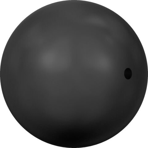 Swarovski 5810 İnci 4mm Crystal Mystic Black Pearl (001 335) - Siyah Renkte Kristal İnci Boncuk