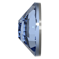 Swarovski 2058 Altı Düz SS5 Light Sapphire (211) F - Yuvarlak Açık Mavi Kristal Taş