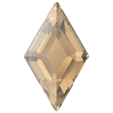 Swarovski 2773 Baklava 5x3mm Crystal Golden Shadow (001GSHA) Foyalı - Altın Renkli Mini Kristal Taş