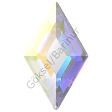 2773 5x3mm Crystal AB (001AB) Foyalı - Baklava Şekilli Janjan Mini Kristal Taş