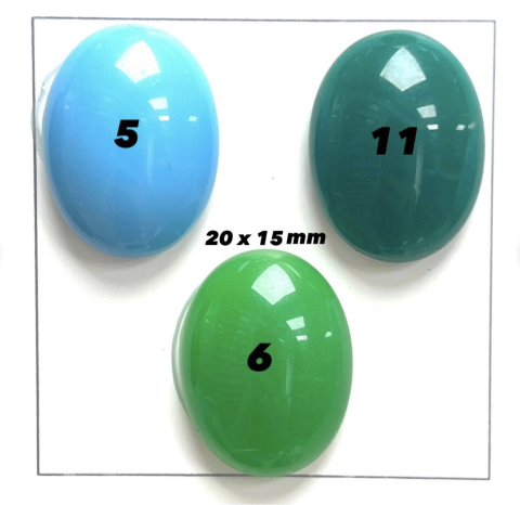 Kapşon Taş 20x15mm Oval - 10 veya 50 Adet - Renk Seçenekleri Mevcuttur
