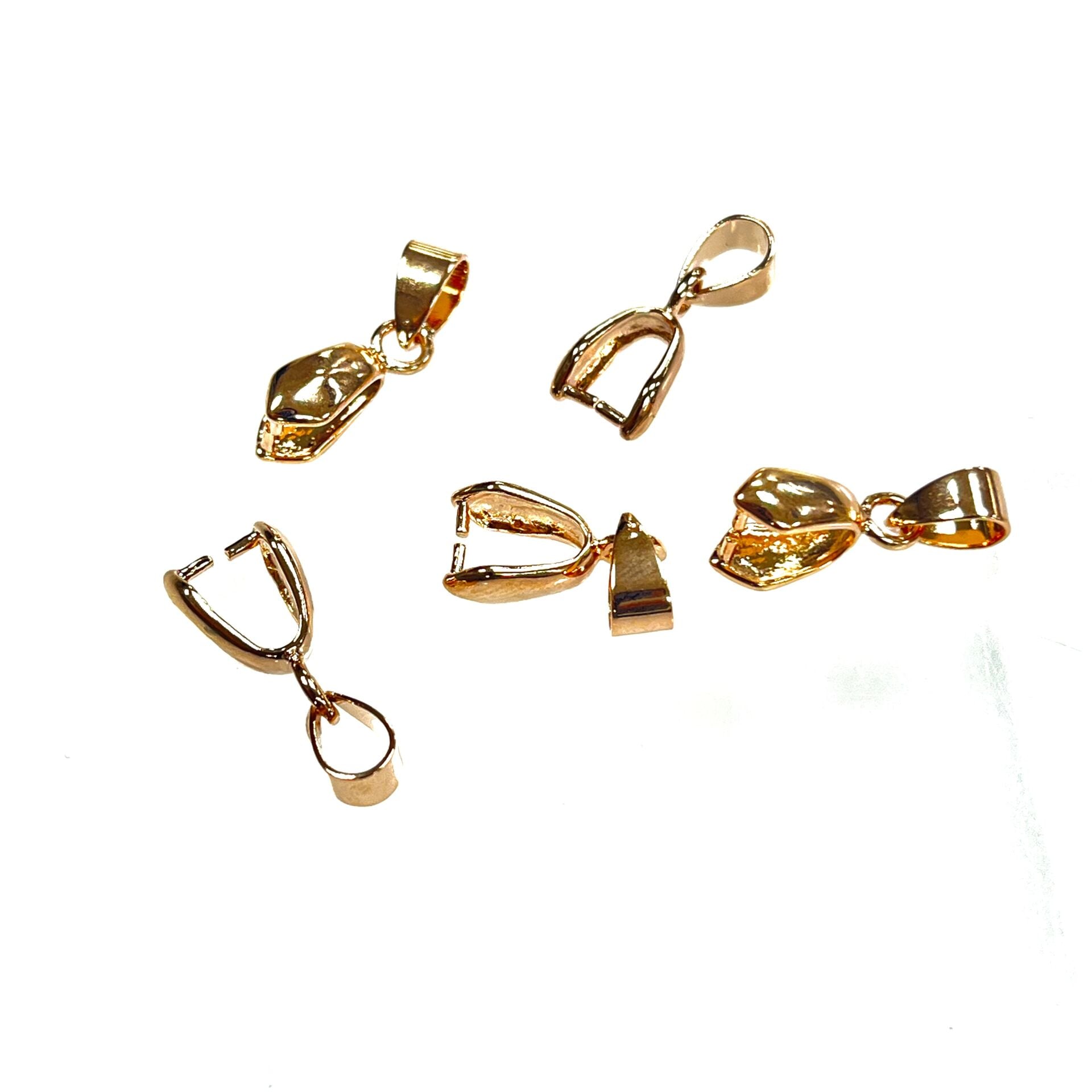 Kolye Ucu Aparatı - Pirinç - Rose Gold  Kaplamalı - Büyük boy
