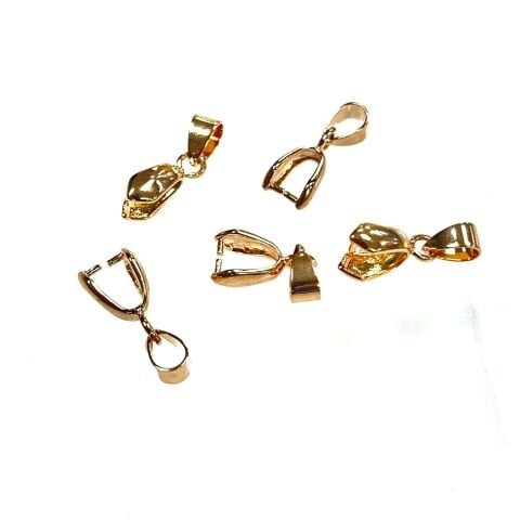 Kolye Ucu Aparatı - Pirinç - Rose Gold  Kaplamalı - Büyük boy