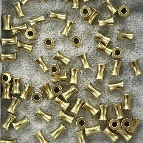 Makara Pirinç Metal Boncuk 3mm x 6,5mm - Ham