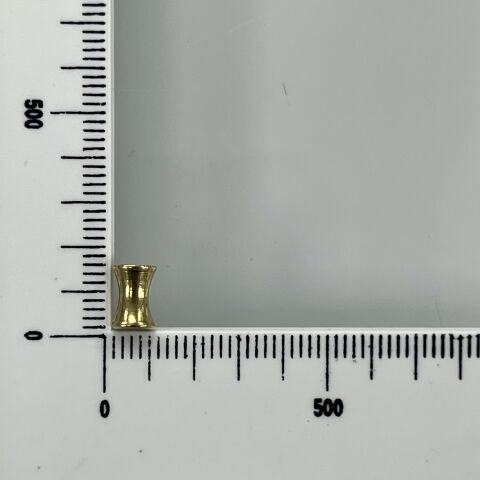 Makara Pirinç Metal Boncuk 3mm x 6,5mm - Ham