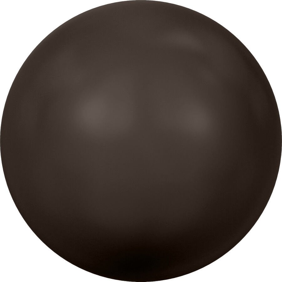 Swarovski 5810 İnci 6mm Crystal Brown Pearl (001 298) - Kanverengi Renkte Kristal İnci Boncuk