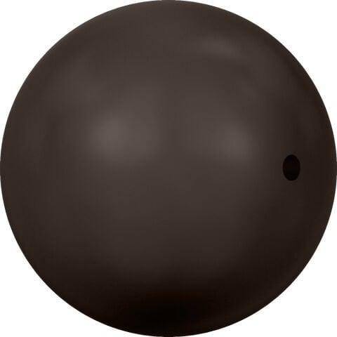 Swarovski 5810 İnci 6mm Crystal Brown Pearl (001 298) - Kanverengi Renkte Kristal İnci Boncuk