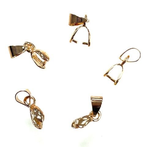 Kolye Ucu Aparatı - Pirinç - Rose Gold  Kaplamalı - Orta boy