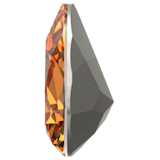 Swarovski 4320 Damla 14x10mm Dark Orange (1202) F - Damla Şekilli Turuncu Kristal Taş