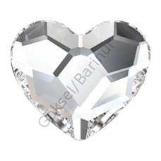 2808 3,6mm Crystal (001) Foyalı - Kalp Altı Düz Mini Kristal Taş