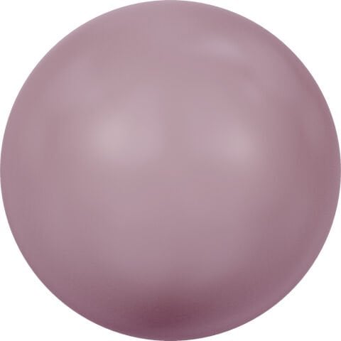 Swarovski 5810 İnci 8mm Crystal Powder Rose Pearl (001 352) - Toz Pembe Renkte Kristal İnci Boncuk