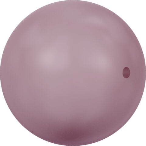 Swarovski 5810 İnci 8mm Crystal Powder Rose Pearl (001 352) - Toz Pembe Renkte Kristal İnci Boncuk