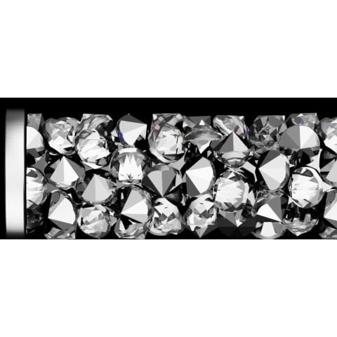 Swarovski 5950 30MM Crystal Light Chrome - Çelik Boru Üzeri Kristal Kaplama