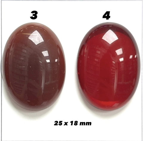 Kapşon Taş 25x18mm Oval - 50 ve 10 Adet - Renk Seçenekleri Mevcuttur