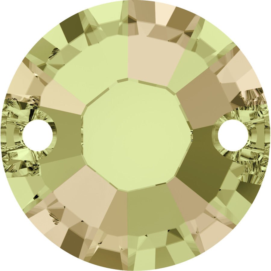 Swarovski 3204 8mm Crystal Luminous Green (001 LUMG) - Işıltılı Açık Yeşil Foyalı Yuvarlak Dikme Taş